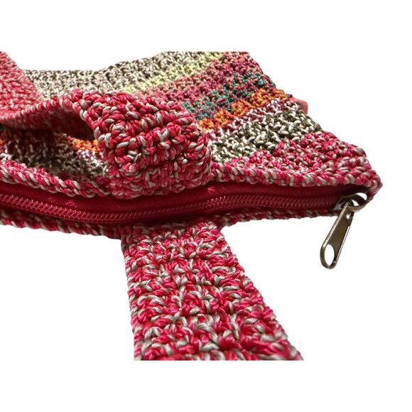 The Sak Sunset Stripe Classics Tote Purse Bag Iris Large Smartphone Wallet - Picture 8 of 12